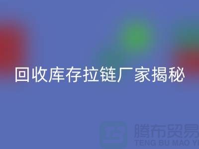 回收库存拉链揭秘:如何选择合适的拉链款式